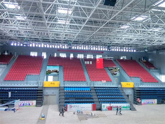 吐鲁番电厂体育馆网架加工